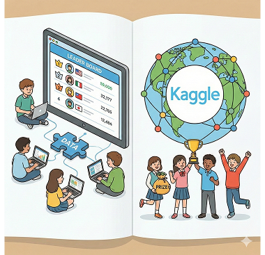 パソコンを使って世界中の人たちとコミュニケーションをとっている